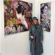 I am a painter with many artworks to be selected by various artist open calls and exhibited both physically and digitally.